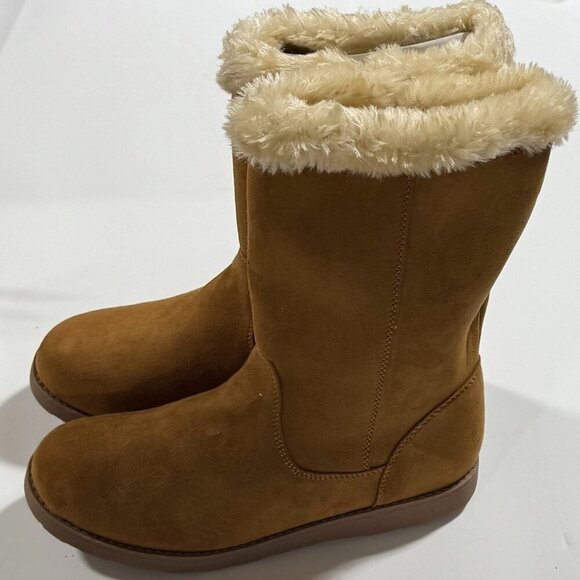 New with Tags - Cat & Jack zip-up kids boots  size 4   retail-$28 - Picture 1 of 3